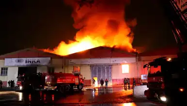 Kayseri'de Fabrika Yandı!